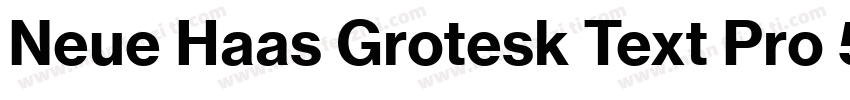 Neue Haas Grotesk Text Pro 55 Roman字体转换
